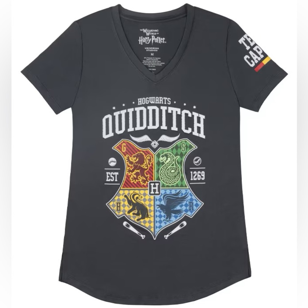 Universal Studios Hogwarts Quidditch Team Captain Ladies Athletic Shirt